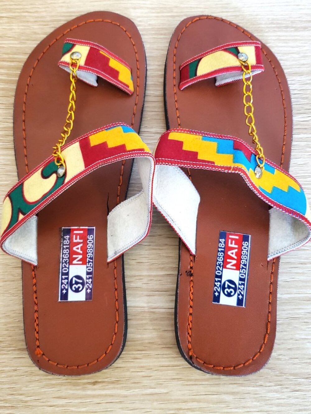 African Print Sandals